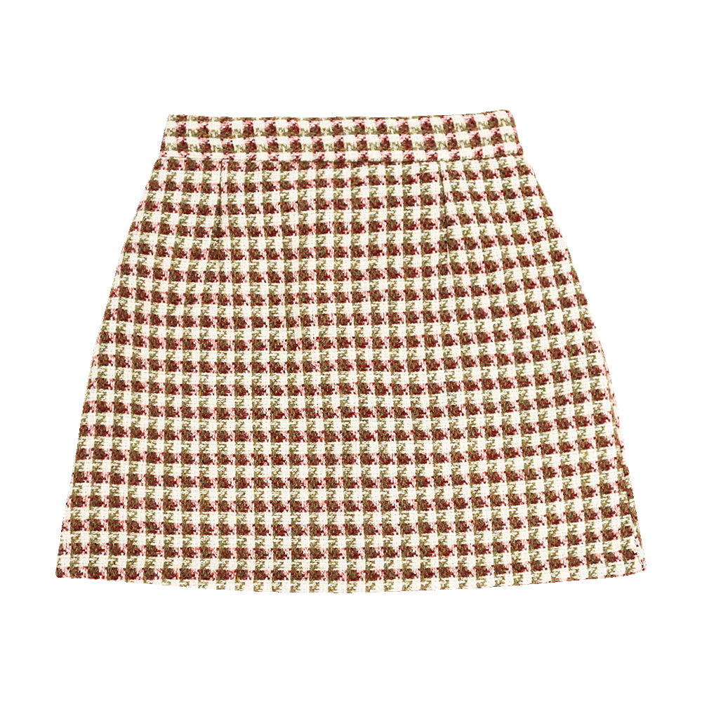 Check Pattern Skirt