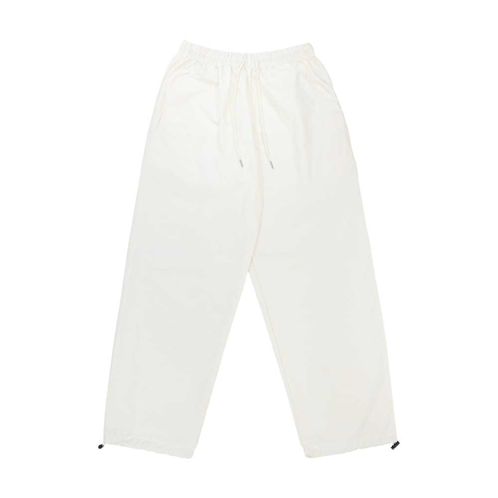 Coating Wide Bending Pants (White)